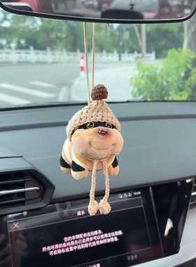 可爱卡通猪猪蜜蜂狗汽车挂饰包包挂件毛绒玩偶挂件精美闺蜜礼物
