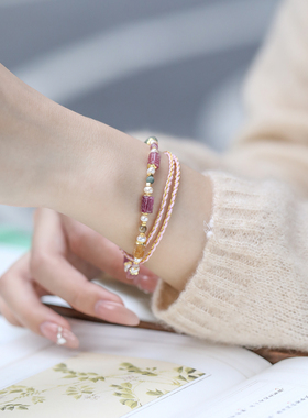 天然碧玺项链新中式国风