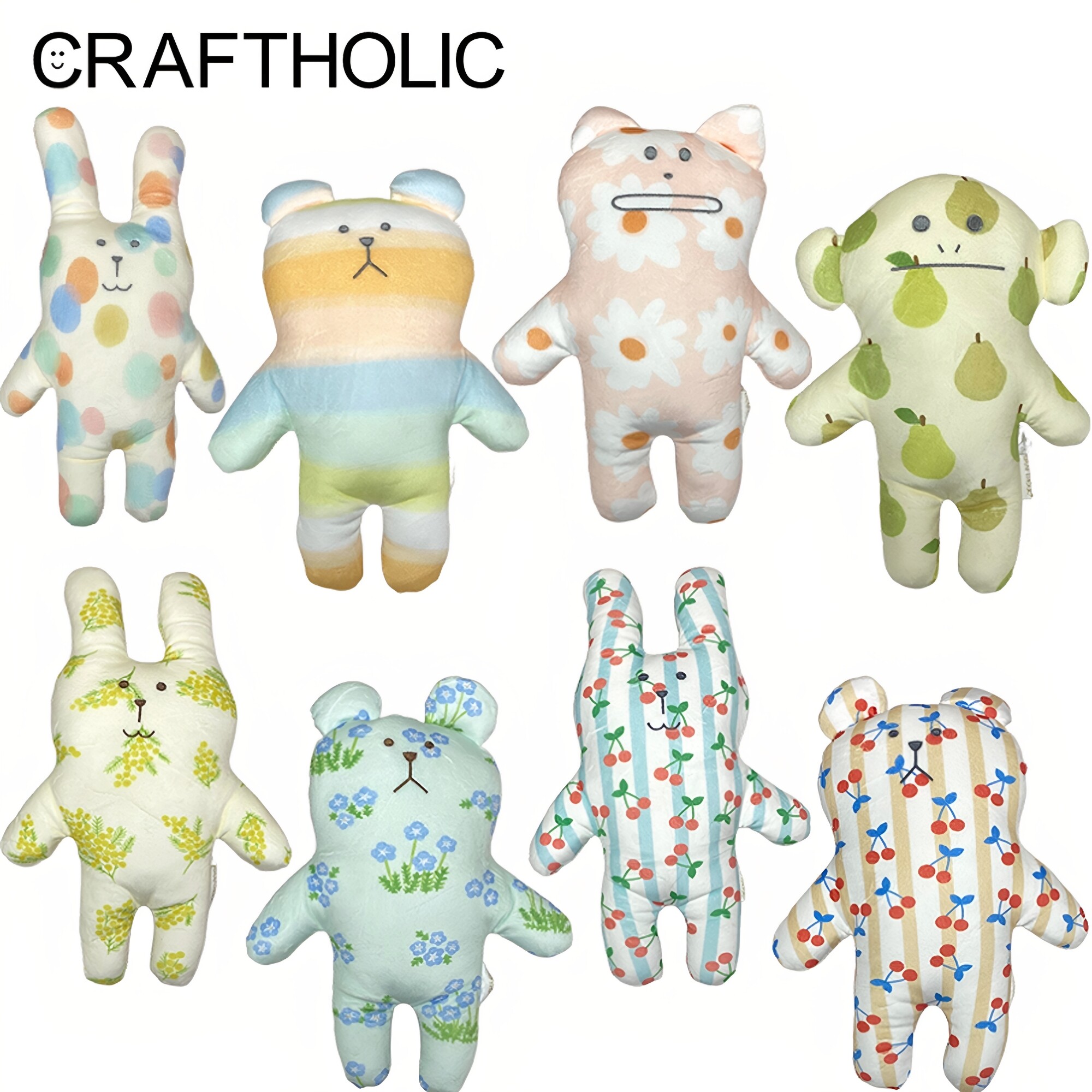 CRAFTHOLIC可爱安抚抱睡玩偶娃娃图片