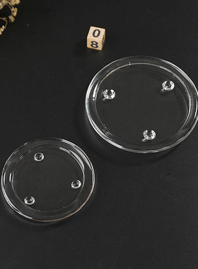 实用蜡烛托盘玻璃材质多款可选