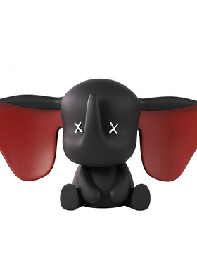 呆萌可爱的大耳象软装饰品摆件