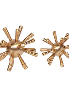 欧式风家居客厅金属海胆装饰品