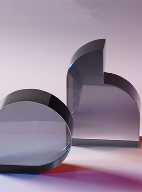 轻奢风书架创意音符水晶装饰摆件