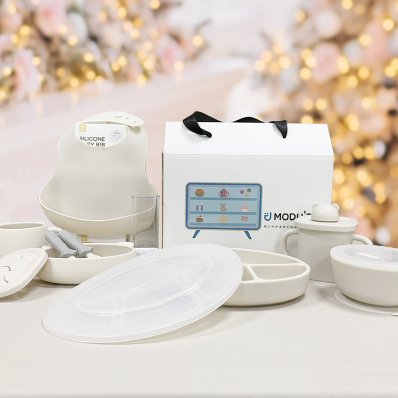 modui韩国硅胶吸盘碗儿童餐具