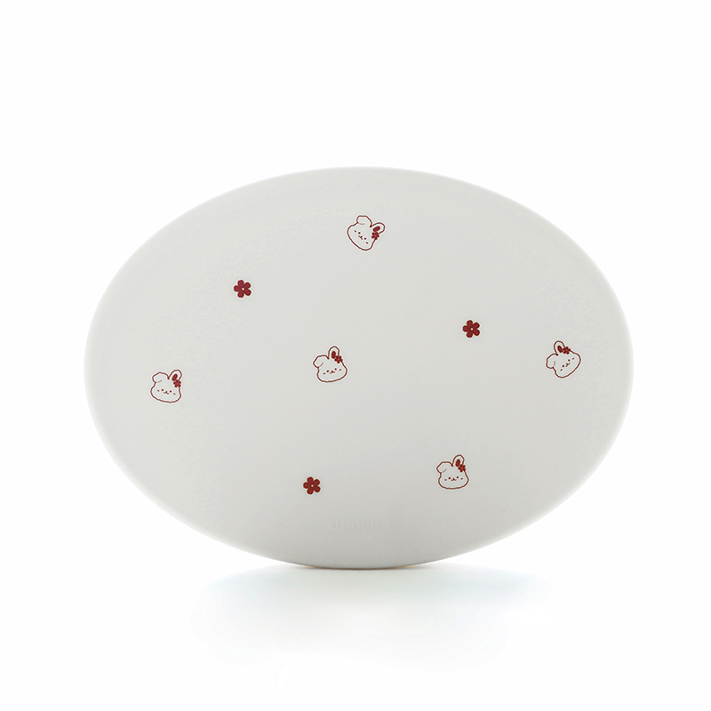 硅胶吸盘卡通图分格盘防摔餐餐盘