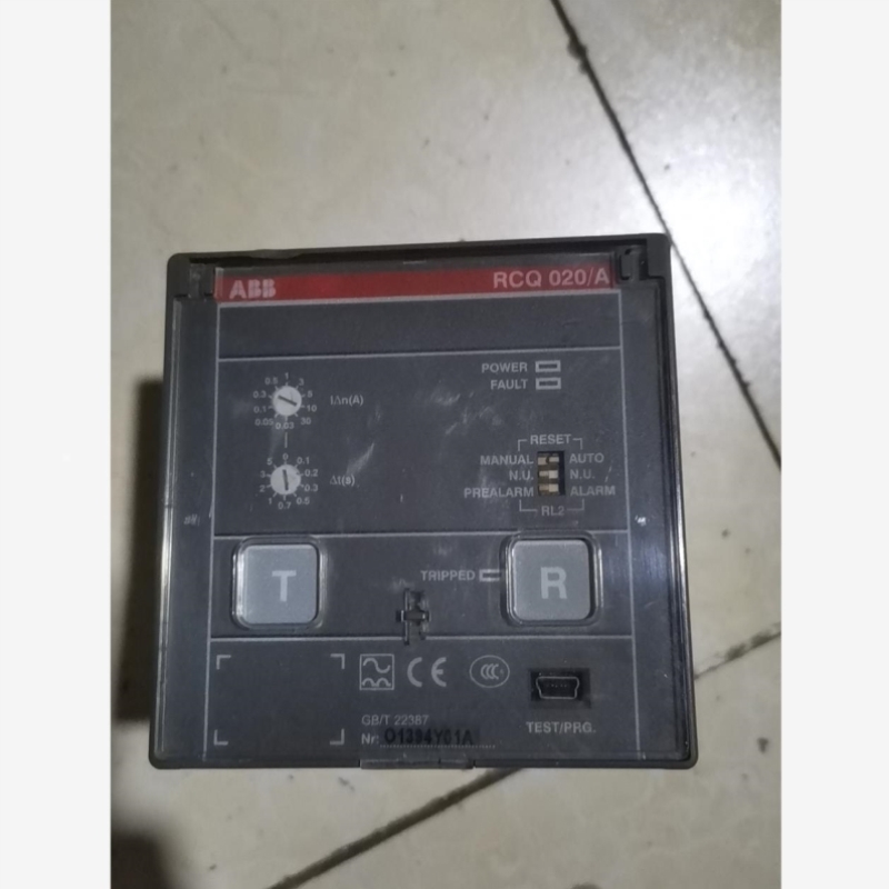 【议价】ABB塑壳断路器附件剩余电流动作保护继电器RCQ020/A2议价