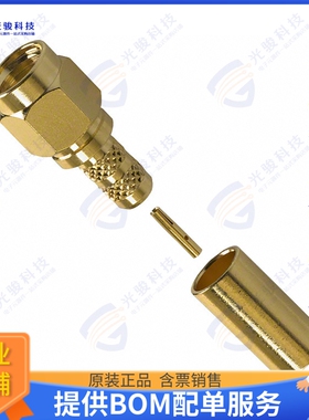 132113RP 连接器CONN RPSMA PLUG STR 50OHM SOLDER