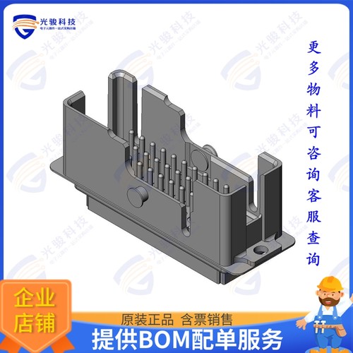 QE2R030M01 连接器RECTANGULAR CONN, RCPT 30POS PIN