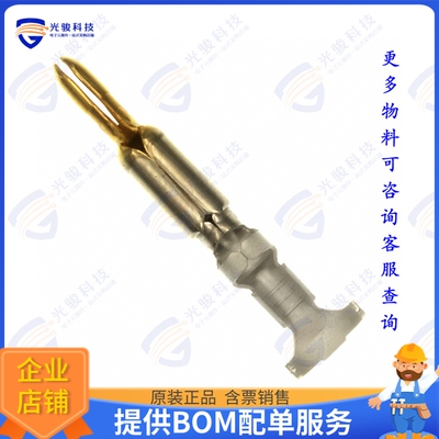 1-770005-0 连接器CONN PIN 14-20AWG CRIMP GOLD