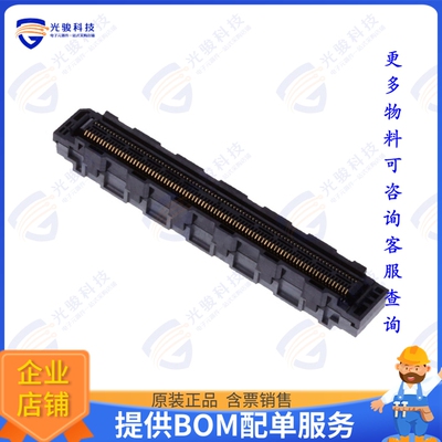 FX10-168IP-52Q-8PH(03) 连接器CONN INTERPOSER 168P STACK GOLD