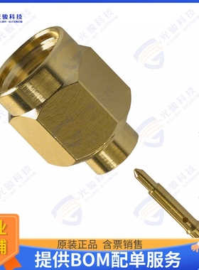 132102 连接器CONN SMA PLUG STR 50 OHM SOLDER