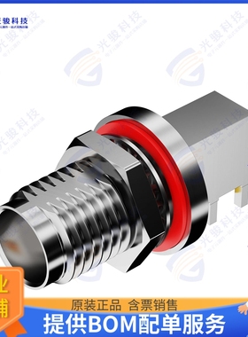 RFPC-TNC01-FN-A 连接器TNC PCB MOUNT RIGHT ANGLE BULKHE