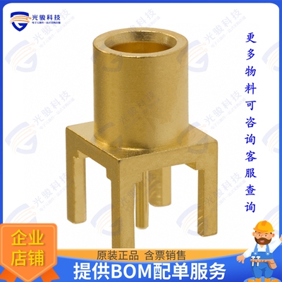 133-8701-201 连接器CONN MCX JACK STR 75 OHM PCB