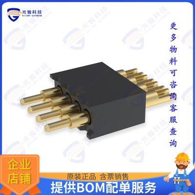 854-22-004-10-043101 连接器.050  PITCH SINGLE ROW, SOLDERCU