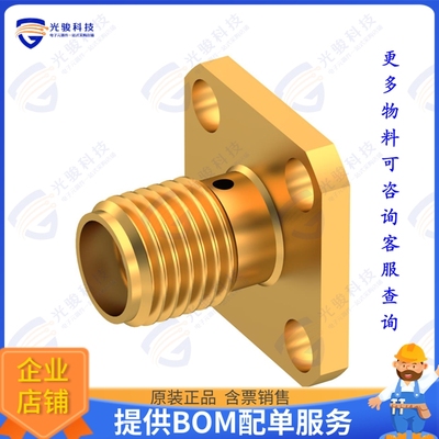 R125620000 连接器SMA / SQUARE FLANGE JACK RECEPTA