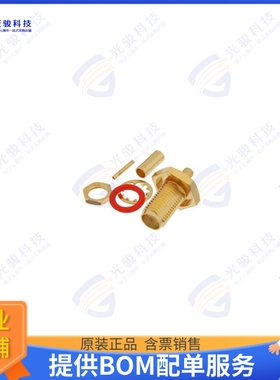 LCCN45957 连接器SMA FEMALE BULKHEAD MOUNT CONNEC