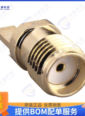 CONSMA021.062-G 连接器SMA FML BOARD EDGE, MNT 0.062