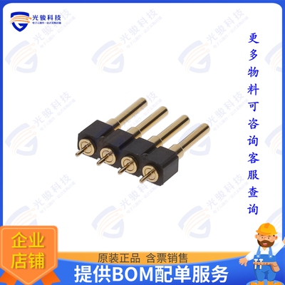 816-22-004-10-008101 连接器CONN SPRING PISTON 4POS PCB