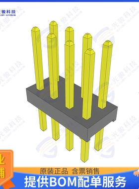 MTMM-104-06-SM-D-215 连接器CONN HEADER VERT 8POS 2MM