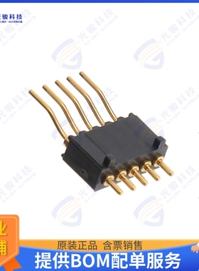 854-22-005-40-601101 连接器CONN SPRING PISTON 5POS R/A SMD