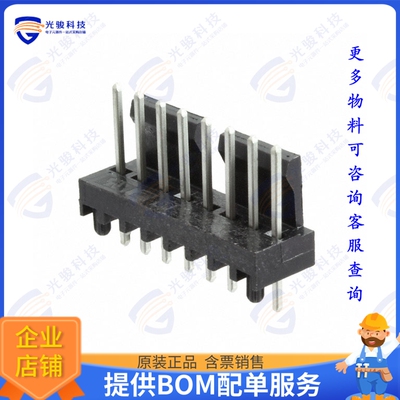 3-647609-8 连接器CONN HEADER VERT 8POS 2.54MM