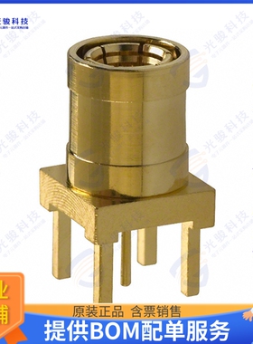 142134-75 连接器CONN MINI SMB PLUG STR 75OHM PCB