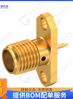 R125454000 连接器SMA / 2 HOLE FLANGE JACK RECEPTA