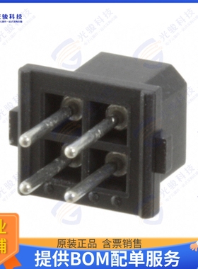 M80-8500442 连接器CONN RCPT 4POS 0.079 GOLD PCB