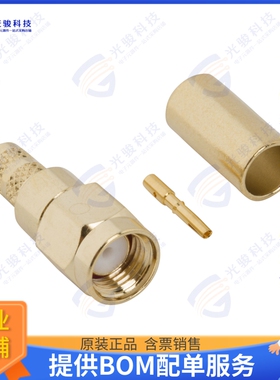 132113RP-10 连接器SMA STRAIGHT CRIMP PLUG REVERSE