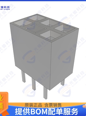 BCS-103-L-D-DE-003 连接器CONN RCPT 6POS 0.1 GOLD PCB