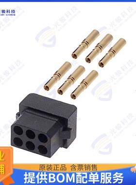 M80-8880605 连接器CONN RCPT 6P CRIMP 24-28AWG GOLD