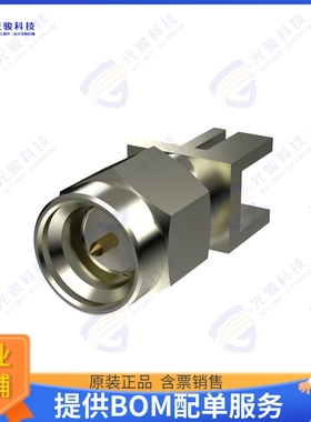 EMPCB.SMAMSTP.A.NI 连接器SMA(M)ST FOR PCB EDGE MOUNT NI P