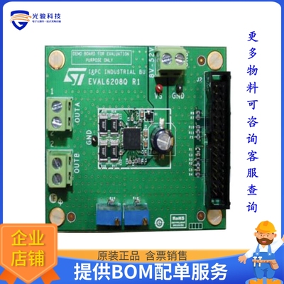 EVAL6208Q【BOARD DEMO L6208Q MOTOR DRIVER】评估和演示板套件
