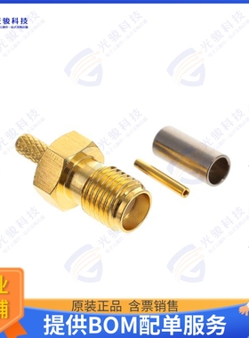 SMAFST.J.DK.HT 连接器SMA(F)ST FOR RG174/RG316 AU PLAT