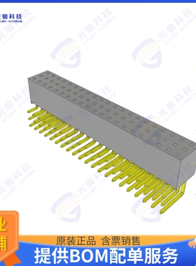 SSW-121-02-G-T-RA 连接器CONN RCPT 63POS 0.1 GOLD PCB R/A