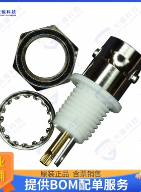 1-1337452-0 连接器CONN BNC JACK STR 50 OHM SOLDER