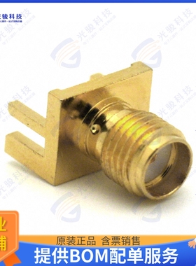132255 连接器CONN SMA RCPT STR 50OHM EDGE MNT