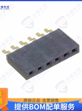 SMH-106-02-G-S 连接器CONN RCPT 6POS 0.1 GOLD SMD R/A