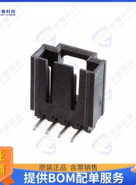 1719740004 连接器CONN HEADER R/A 4POS 2.54MM