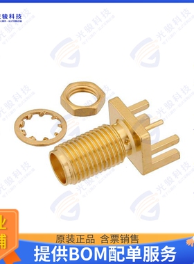 PE44212 连接器SMA Female Bulkhead Mount Connec