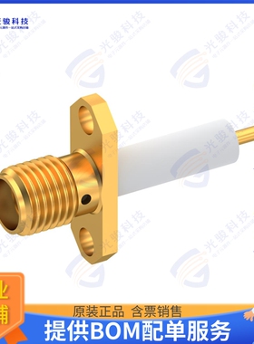 R125464000 连接器SMA / 2 HOLE FLANGE JACK RECEPTA