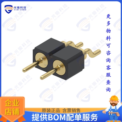 330-10-102-40-027000 连接器CONN HEADER SMD R/A 2POS 2.54MM