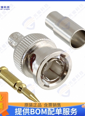 112127 连接器CONN BNC PLUG STR 75 OHM CRIMP