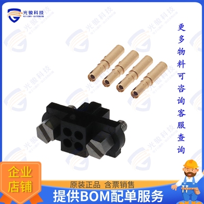 M80-4610442 连接器CONN RCPT 4P CRIMP 24-28AWG GOLD