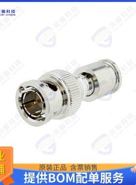 PE44577 连接器75 Ohm BNC Male Connector Compre