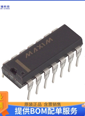 MAX759CPD+电源芯片《IC REG BUCK-BST ADJ 300MA 14DIP》