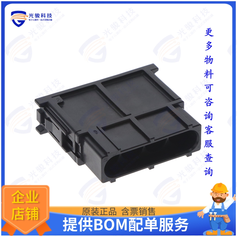 KN01L04PF连接器 CONN PIN INSULATOR BLOCK, 4 POSI
