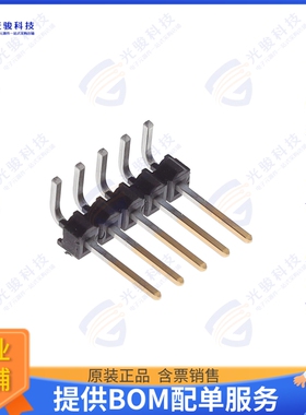 TSW-105-25-F-S-RA 连接器CONN HEADER R/A 5POS 2.54MM