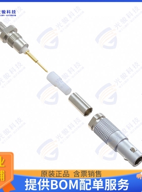 FFS.00.250.CTCE31 连接器CONN NIMCAMA PLG STR 50OHM CRIMP