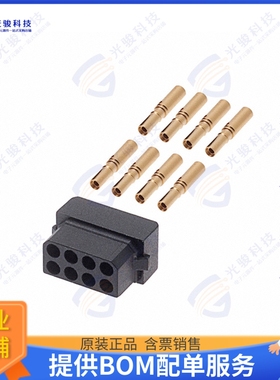 M80-8880805 连接器CONN RCPT 8P CRIMP 24-28AWG GOLD